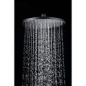 Thermostatic shower system EU 228 mm, 3jet, matte black