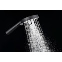 Thermostatic shower system EU 228 mm, 3jet, matte black