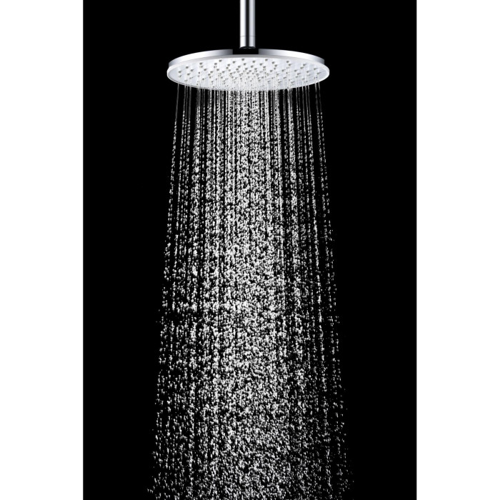 Thermostatic shower system EU 228 mm, 3jet, chrome
