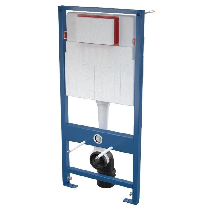 Potinkinis universaalne WC-raami komplekt EU (4 in 1) + riputatav WC EU Square Rimless koos slim Soft Close kaanega