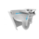 Built-in universal toilet (WC) frame sets EU (4 in 1) + wall-mounted toilet EU Round W2 Rimless with slim Soft Close seat