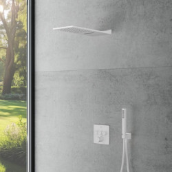 Built-in thermostatic shower set MARINER Eden B, Matt White