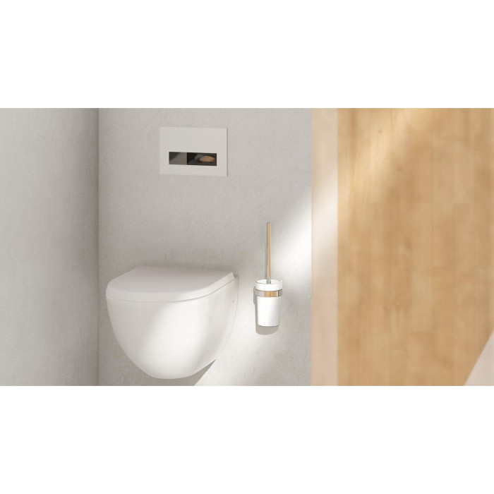 Rippuv WC-pott EU Round W5 Rimless Soft close kaanega