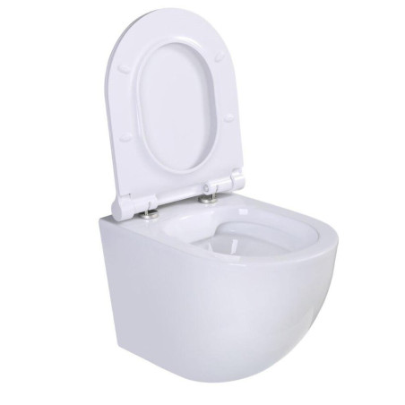 Rippuv WC EU Round Compact W7 Rimless Soft close kaanega