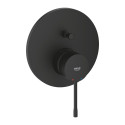 GROHE Essence concealed bath-shower mixer with 2 outlets, phantom black, 24167KF1