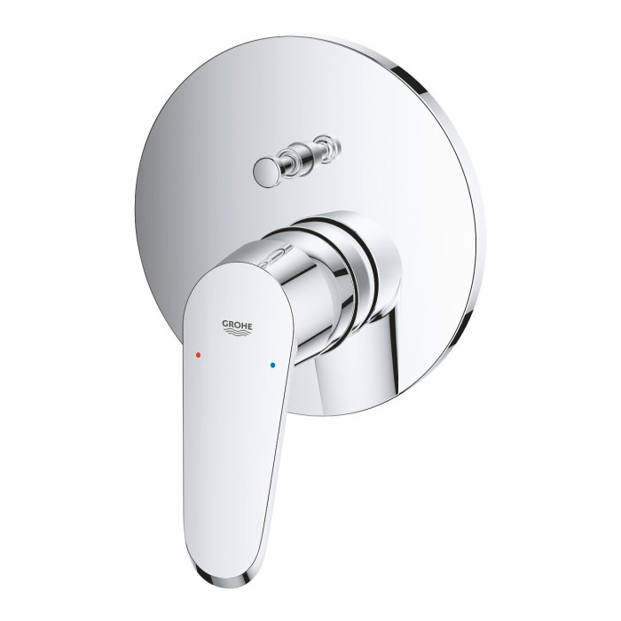 Potinkinis vannitoaluse-dušisegisti GROHE Eurodisc Cosmopolitan 2 väljundit, kroom, 24056002