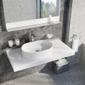 RAVAK Ceramik Slim O sink, 550 x 370 mm, XJX01155001