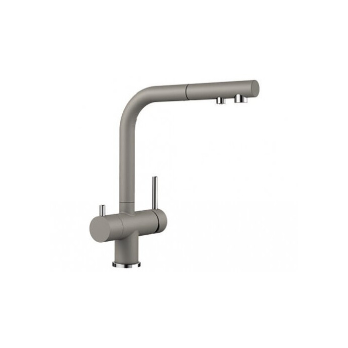 Kitchen (sink) faucet with pull-out hose BLANCO Fontas-S II, truffle