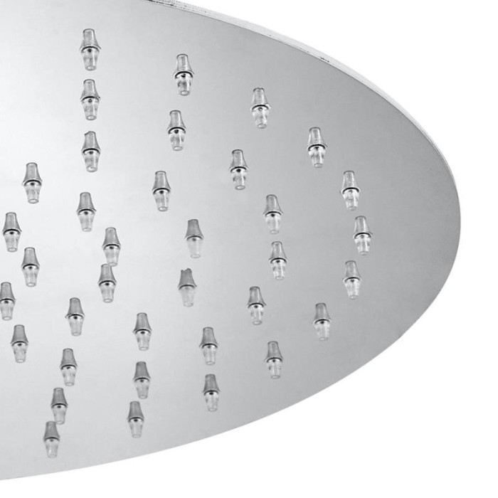 Built-in thermostatic shower set with wall holder MARINER Logica kit 2, chrome