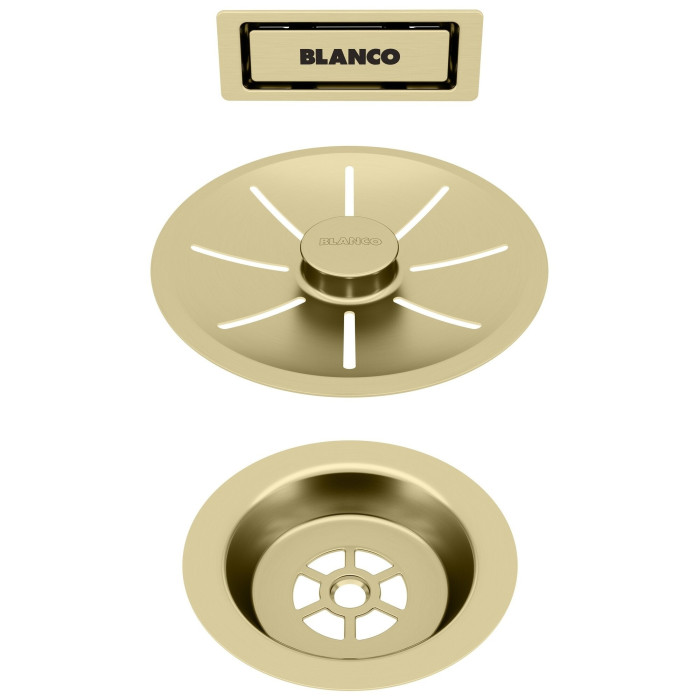 Persipildymo komplekt BLANCO InFino, satiin-kuld, 203476