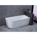 Acrylic freestanding bathtub AQUALINE Tibera R 150 x 75 cm, right-hand side