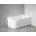 Акриловая свободно стоящая ванна AQUALINE Tibera R 150 x 75 см, правая