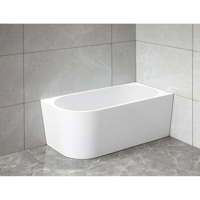 Akrüül vabalt seisev vann AQUALINE Tibera R 150 x 75 cm, parempoolne
