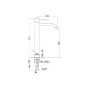 Смеситель для раковины PAFFONI Light, LIG 081 BO