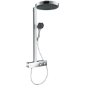 Thermostatic rain shower system HANSGROHE Rainfinity 360 Shower pipes 1jet, 26853000