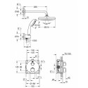 Potise dušikomplekt GROHE Grohtherm Tempesta 210