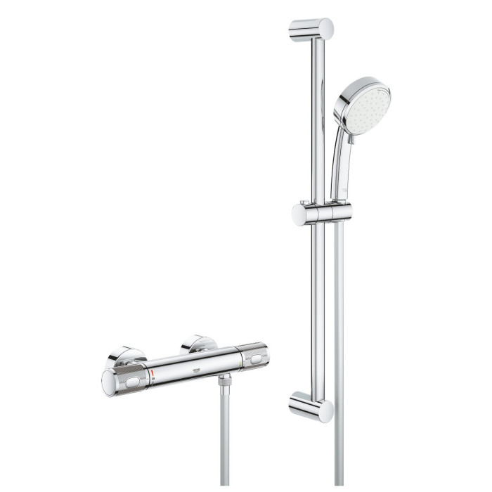 Термостатический смеситель с душевой стойкой 62 см GROHE Grohtherm 1000 Performance, 34834000