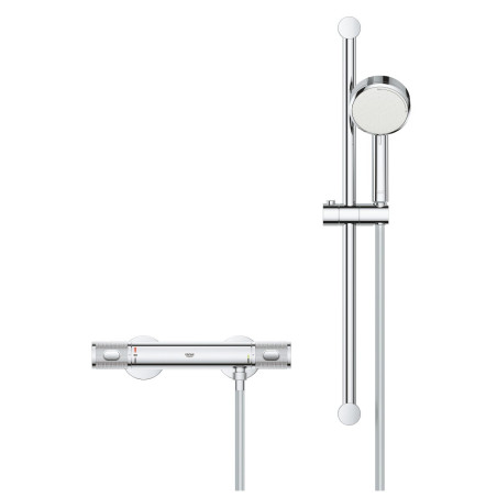 Термостатический смеситель с душевой стойкой 62 см GROHE Grohtherm 1000 Performance, 34834000