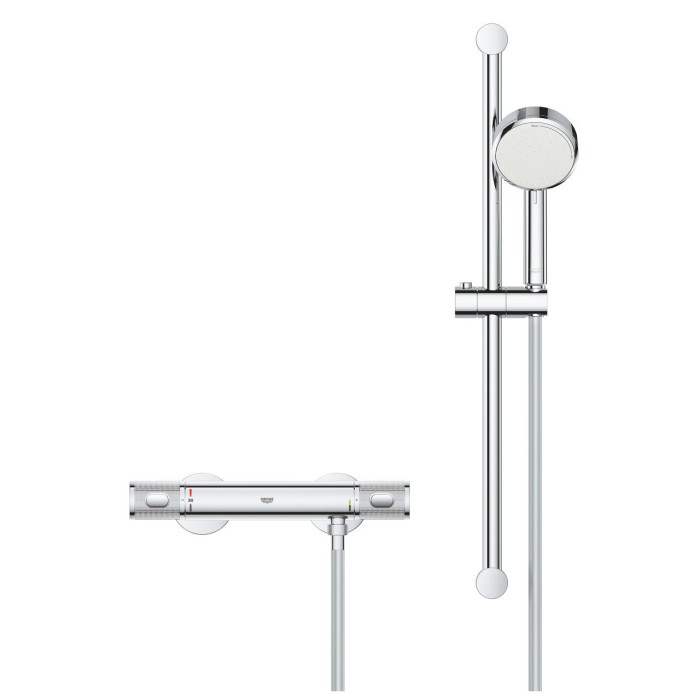 Термостатический смеситель с душевой стойкой 62 см GROHE Grohtherm 1000 Performance, 34834000