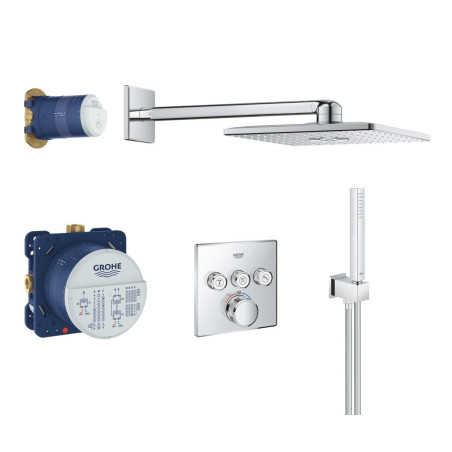 Potikendiline termostaatiline dušikomplekt GROHE Grohtherm SmartControl Perfect, 34804000