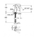GROHE Essence M Sink Mixer, 24176KF1