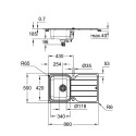 Roostevaba terasest kraanikauss GROHE K500, 31571SD1