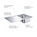 GROHE K500 stainless steel sink, 31571SD1