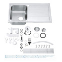 Нержавеющая стальная раковина GROHE K500, 31571SD1