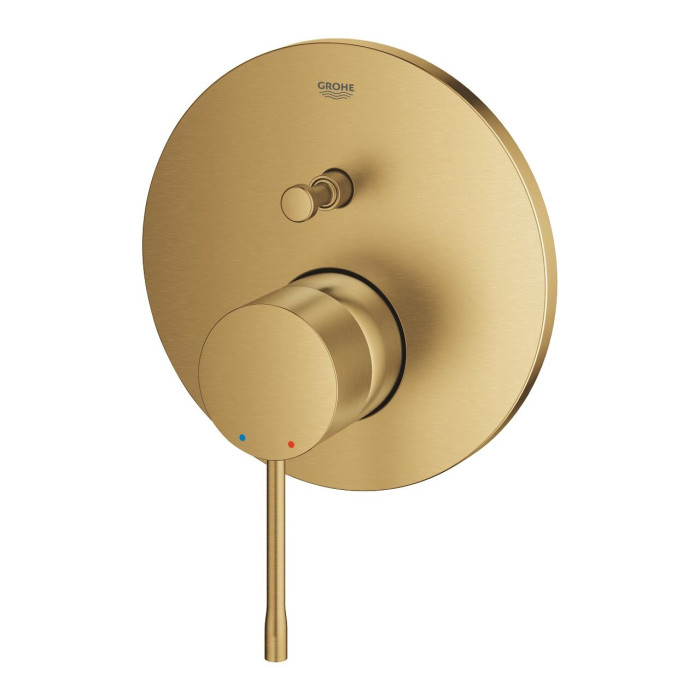 GROHE Essence built-in bath-shower mixer with 2 outlets, brushed cool sunrise, 24167GN1