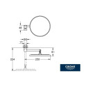 Peegel GROHE Valik, 41077000