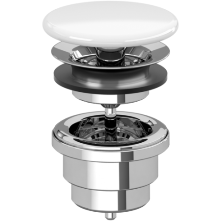VILLEROY & BOCH bottom valve without overflow, 680800RW