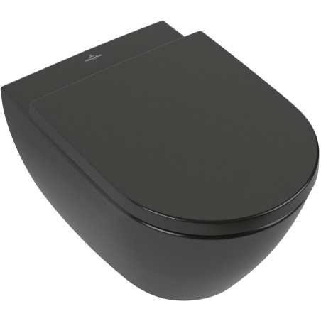 Подвесной унитаз VILLEROY & BOCH Subway 2.0 Ceramic plus с мягким закрыванием, 5614R0S5+8M42S1S5