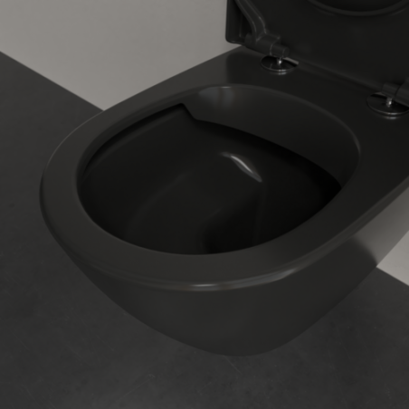 Подвесной унитаз VILLEROY & BOCH Subway 2.0 Ceramic plus с мягким закрыванием, 5614R0S5+8M42S1S5