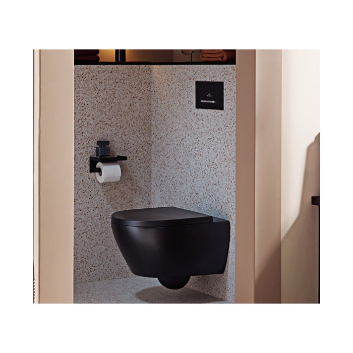 Hanging unit VILLEROY & BOCH Subway 2.0 Ceramic plus with Soft close lid, 5614R0S5+8M42S1S5