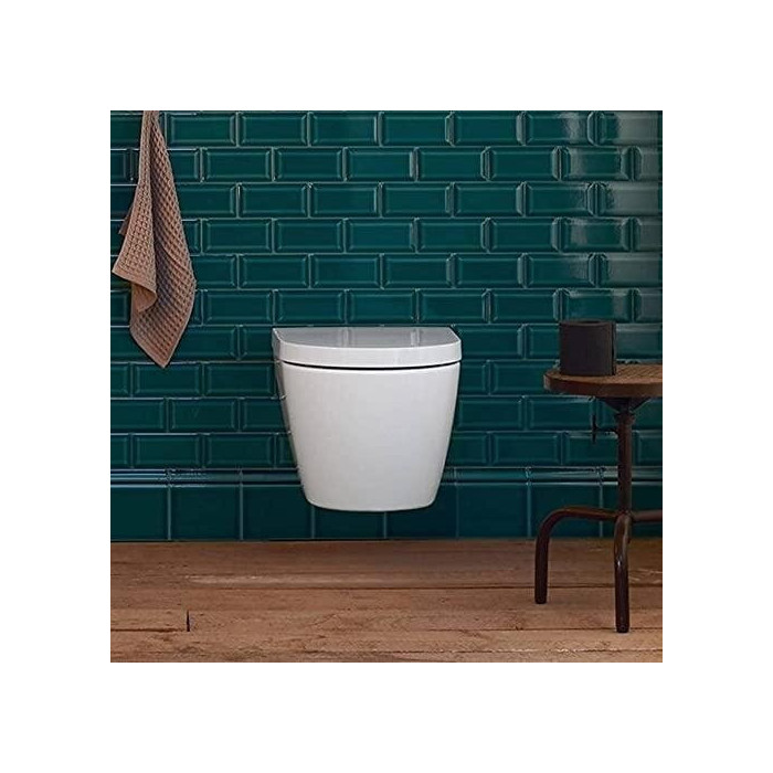 Hanging toilet DURAVIT Me by Starck Compact Rimless with Soft close lid, 45300900A1