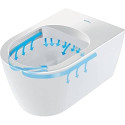 Подвесной унитаз DURAVIT Me by Starck Compact Rimless с крышкой Soft close, 45300900A1