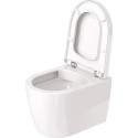 Rippuv WC-pott DURAVIT Me by Starck Compact Rimless Soft close kaanega, 45300900A1