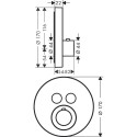 Termostaadid HANSGROHE Axor Round 2 funktsiooni, 36723990