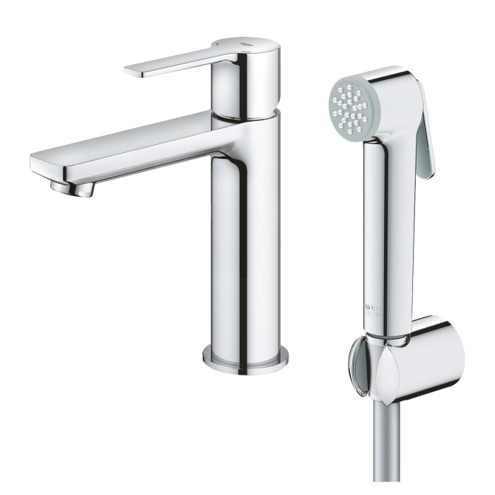 GROHE Lineare basin mixer with hand shower, 24190000