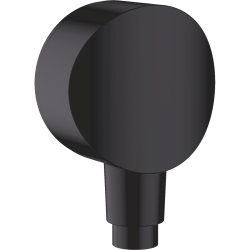 Vee väljavõte potiseinale dušile HANSGROHE FixFit, matt must, 26453670