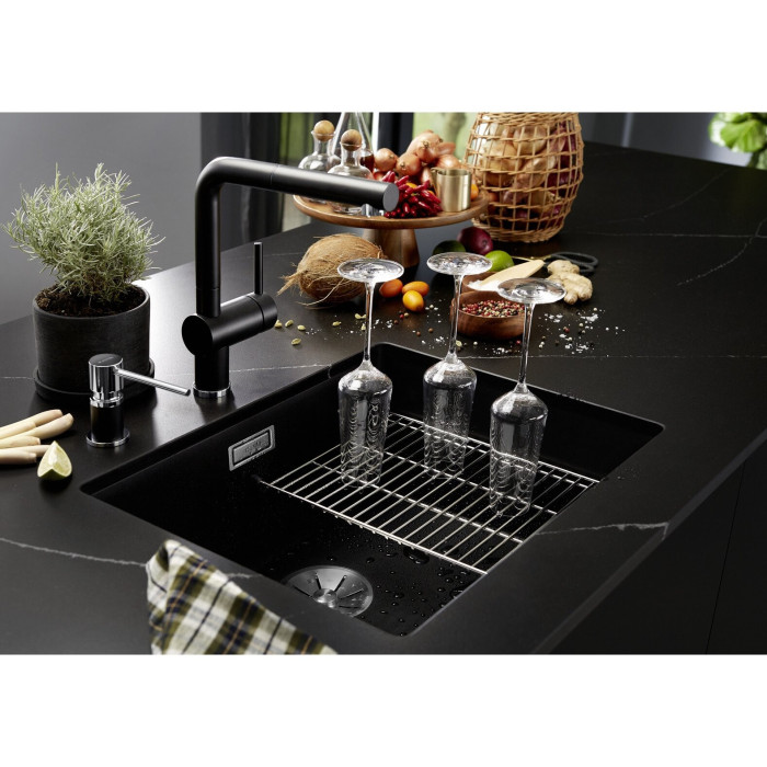 Kivi massi valamu BLANCO Subline 500-U, must-matt