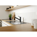 Kitchen (sink) faucet with pull-out hose BLANCO Kano-S, black-matt