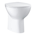 Подвесной унитаз GROHE Bau Ceramic Rimless с тонким сиденьем с мягким закрыванием