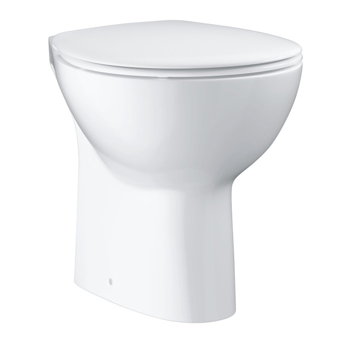 Подвесной унитаз GROHE Bau Ceramic Rimless с тонким сиденьем с мягким закрыванием