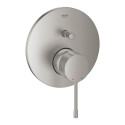 GROHE Essence built-in bath-shower mixer with 2 outlets, supersteel, 24167DC1