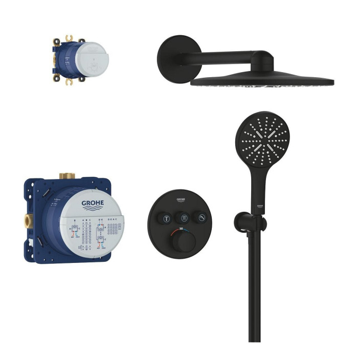 Built-in thermostatic shower set GROHE Grohtherm SmartControl Rainshower SmartActive 310, 34863KF0