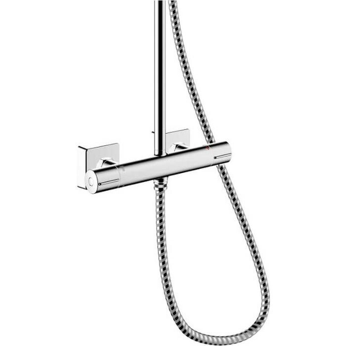 Thermostatic shower system HANSGROHE Vernis Shape 230, chrome, 26286000