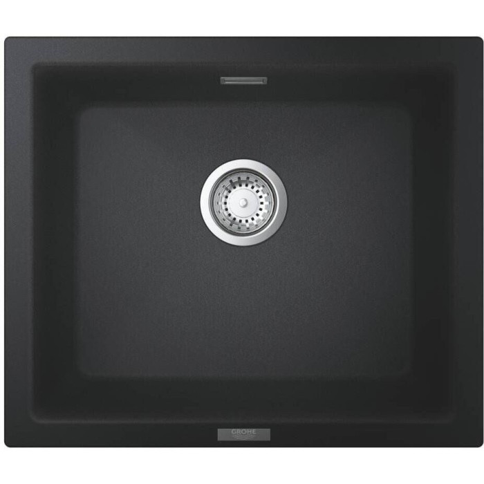 Composite sink GROHE K700U 610x460 mm granite black, 31655AP0