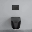 Hanging toilet with bidet function TECE (10 in 1) SET1 Rimless with seat and lid included with a concealed frame and button