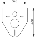 Rippuv WC koos bidetifunktsiooniga TECE (10 in 1) SET1 Rimless koos istekoha ja kaanega komplektis koos peidetud raamiga ja nupu